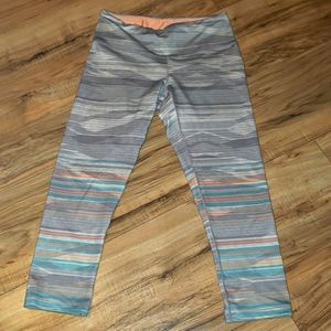 𝅺PRANA Pillar leggings striped xs sunset